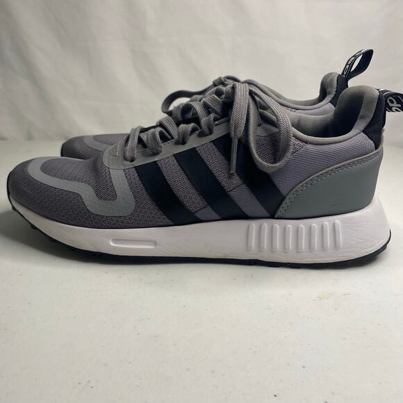Adidas Athletic Shoes Mens Originals Multix Sneaker Grey Black Size 7 Boys - Picture 3 of 13